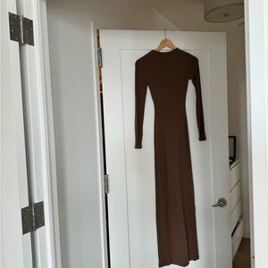 SKIMS long sleeve dress
